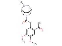 1-(4,5-dimethoxy-2-{2-[(1R*,5R*)-6-methyl-3,6-diazabicyclo[3.2.2]non-3-yl]-2-oxoethyl}phenyl)ethanone