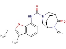 (1R*,5S*)-N-(2-ethyl-3-methyl-1-benzofuran-7-yl)-6-methyl-7-oxo-3,6-diazabicyclo[3.2.2]nonane-3-carboxamide