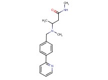 N-methyl-3-[methyl(4-pyridin-2-ylbenzyl)amino]butanamide