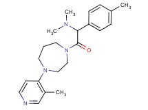 N,N-dimethyl-1-(4-methylphenyl)-2-[4-(3-methyl-4-pyridinyl)-1,4-diazepan-1-yl]-2-oxoethanamine