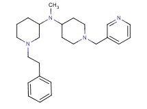 N-methyl-1-(2-phenylethyl)-N-[1-(3-pyridinylmethyl)-4-piperidinyl]-3-piperidinamine