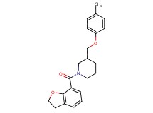 1-(2,3-dihydro-1-benzofuran-7-ylcarbonyl)-3-[(4-methylphenoxy)methyl]piperidine
