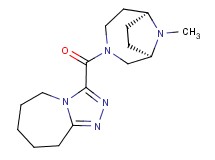 3-{[(1R*,6S*)-9-methyl-3,9-diazabicyclo[4.2.1]non-3-yl]carbonyl}-6,7,8,9-tetrahydro-5H-[1,2,4]triazolo[4,3-a]azepine