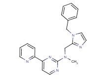 N-[(1-benzyl-1H-imidazol-2-yl)methyl]-N-methyl-4-(2-pyridinyl)-2-pyrimidinamine
