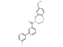 {4-[(3'-fluorobiphenyl-3-yl)carbonyl]-2,3,4,5-tetrahydro-1,4-benzoxazepin-7-yl}methanol