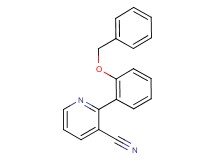 2-[2-(benzyloxy)phenyl]nicotinonitrile