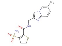 3-(aminosulfonyl)-N-[(6-methylimidazo[1,2-a]pyridin-2-yl)methyl]thiophene-2-carboxamide