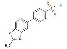 2-methyl-5-[4-(methylsulfonyl)phenyl]-1,3-benzoxazole