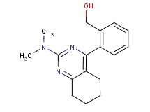 {2-[2-(dimethylamino)-5,6,7,8-tetrahydroquinazolin-4-yl]phenyl}methanol