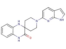 1-(1H-pyrrolo[2,3-b]pyridin-6-yl)-1',4'-dihydro-3'H-spiro[piperidine-4,2'-quinoxalin]-3'-one