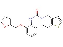 N-[2-(tetrahydrofuran-2-ylmethoxy)phenyl]-6,7-dihydrothieno[3,2-c]pyridine-5(4H)-carboxamide
