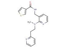 N-[(2-{methyl[2-(2-pyridinyl)ethyl]amino}-3-pyridinyl)methyl]-3-thiophenecarboxamide