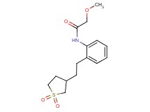 N-{2-[2-(1,1-dioxidotetrahydro-3-thienyl)ethyl]phenyl}-2-methoxyacetamide