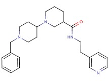 1'-benzyl-N-[2-(3-pyridinyl)ethyl]-1,4'-bipiperidine-3-carboxamide