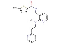 5-methyl-N-[(2-{methyl[2-(2-pyridinyl)ethyl]amino}-3-pyridinyl)methyl]-2-thiophenecarboxamide