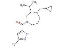 1-(cyclopropylmethyl)-2-isopropyl-4-[(3-methyl-1H-pyrazol-5-yl)carbonyl]-1,4-diazepane