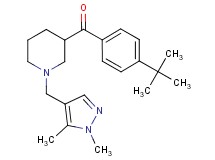 (4-tert-butylphenyl){1-[(1,5-dimethyl-1H-pyrazol-4-yl)methyl]-3-piperidinyl}methanone