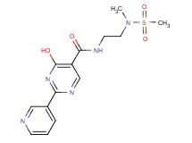 4-hydroxy-N-{2-[methyl(methylsulfonyl)amino]ethyl}-2-pyridin-3-ylpyrimidine-5-carboxamide