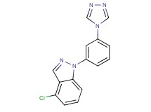 4-chloro-1-[3-(4H-1,2,4-triazol-4-yl)phenyl]-1H-indazole