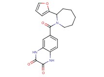 6-{[2-(2-furyl)-1-azepanyl]carbonyl}-1,4-dihydro-2,3-quinoxalinedione