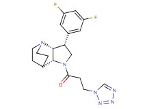 (3R*,3aR*,7aR*)-3-(3,5-difluorophenyl)-1-[3-(1H-tetrazol-1-yl)propanoyl]octahydro-4,7-ethanopyrrolo[3,2-b]pyridine