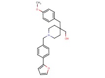 [1-[4-(2-furyl)benzyl]-4-(4-methoxybenzyl)-4-piperidinyl]methanol