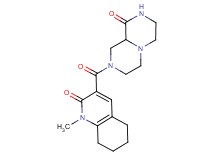 8-[(1-methyl-2-oxo-1,2,5,6,7,8-hexahydroquinolin-3-yl)carbonyl]hexahydro-2H-pyrazino[1,2-a]pyrazin-1(6H)-one