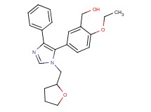 {2-ethoxy-5-[4-phenyl-1-(tetrahydrofuran-2-ylmethyl)-1H-imidazol-5-yl]phenyl}methanol