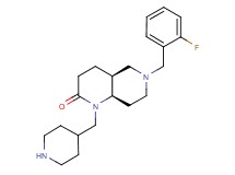 rel-(4aS,8aR)-6-(2-fluorobenzyl)-1-(4-piperidinylmethyl)octahydro-1,6-naphthyridin-2(1H)-one dihydrochloride