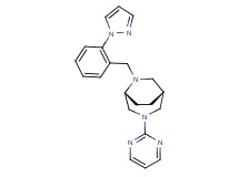 (1R*,5R*)-6-[2-(1H-pyrazol-1-yl)benzyl]-3-(2-pyrimidinyl)-3,6-diazabicyclo[3.2.2]nonane