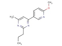 4-(6-methoxypyridin-3-yl)-6-methyl-2-propylpyrimidine