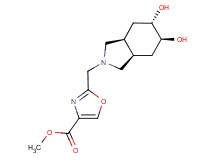 methyl 2-{[(3aR*,5S*,6S*,7aS*)-5,6-dihydroxyoctahydro-2H-isoindol-2-yl]methyl}-1,3-oxazole-4-carboxylate