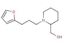 {1-[3-(2-furyl)propyl]-2-piperidinyl}methanol trifluoroacetate (salt)