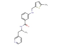 N-(1-methyl-2-pyridin-3-ylethyl)-3-{[(5-methyl-2-thienyl)methyl]amino}benzamide