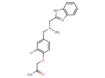 2-(4-{[(1H-benzimidazol-2-ylmethyl)(methyl)amino]methyl}-2-chlorophenoxy)acetamide