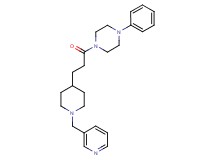 1-phenyl-4-{3-[1-(3-pyridinylmethyl)-4-piperidinyl]propanoyl}piperazine