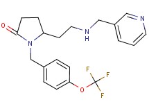 5-{2-[(3-pyridinylmethyl)amino]ethyl}-1-[4-(trifluoromethoxy)benzyl]-2-pyrrolidinone