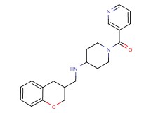 N-(3,4-dihydro-2H-chromen-3-ylmethyl)-1-(pyridin-3-ylcarbonyl)piperidin-4-amine