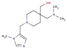 {4-[(dimethylamino)methyl]-1-[(1-methyl-1H-imidazol-5-yl)methyl]piperidin-4-yl}methanol