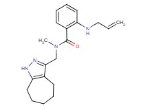2-(allylamino)-N-(1,4,5,6,7,8-hexahydrocyclohepta[c]pyrazol-3-ylmethyl)-N-methylbenzamide