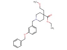 ethyl 1-[3-(benzyloxy)benzyl]-4-(2-methoxyethyl)-4-piperidinecarboxylate
