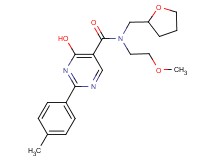 4-hydroxy-N-(2-methoxyethyl)-2-(4-methylphenyl)-N-(tetrahydrofuran-2-ylmethyl)pyrimidine-5-carboxamide