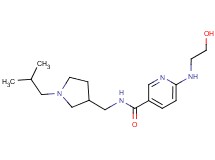 6-[(2-hydroxyethyl)amino]-N-[(1-isobutylpyrrolidin-3-yl)methyl]nicotinamide