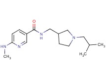 N-[(1-isobutyl-3-pyrrolidinyl)methyl]-6-(methylamino)nicotinamide