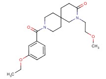 9-(3-ethoxybenzoyl)-2-(2-methoxyethyl)-2,9-diazaspiro[5.5]undecan-3-one