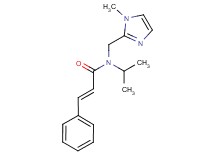 (2E)-N-isopropyl-N-[(1-methyl-1H-imidazol-2-yl)methyl]-3-phenylacrylamide