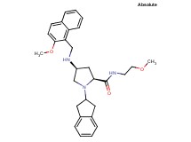 (4S)-1-(2,3-dihydro-1H-inden-2-yl)-N-(2-methoxyethyl)-4-{[(2-methoxy-1-naphthyl)methyl]amino}-L-prolinamide