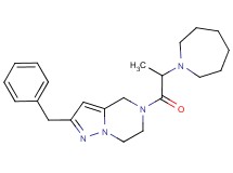5-(2-azepan-1-ylpropanoyl)-2-benzyl-4,5,6,7-tetrahydropyrazolo[1,5-a]pyrazine