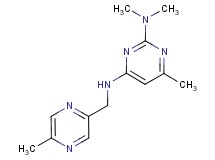 N~2~,N~2~,6-trimethyl-N~4~-[(5-methyl-2-pyrazinyl)methyl]-2,4-pyrimidinediamine