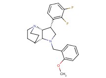 (3R*,3aR*,7aR*)-3-(2,3-difluorophenyl)-1-(2-methoxybenzyl)octahydro-4,7-ethanopyrrolo[3,2-b]pyridine